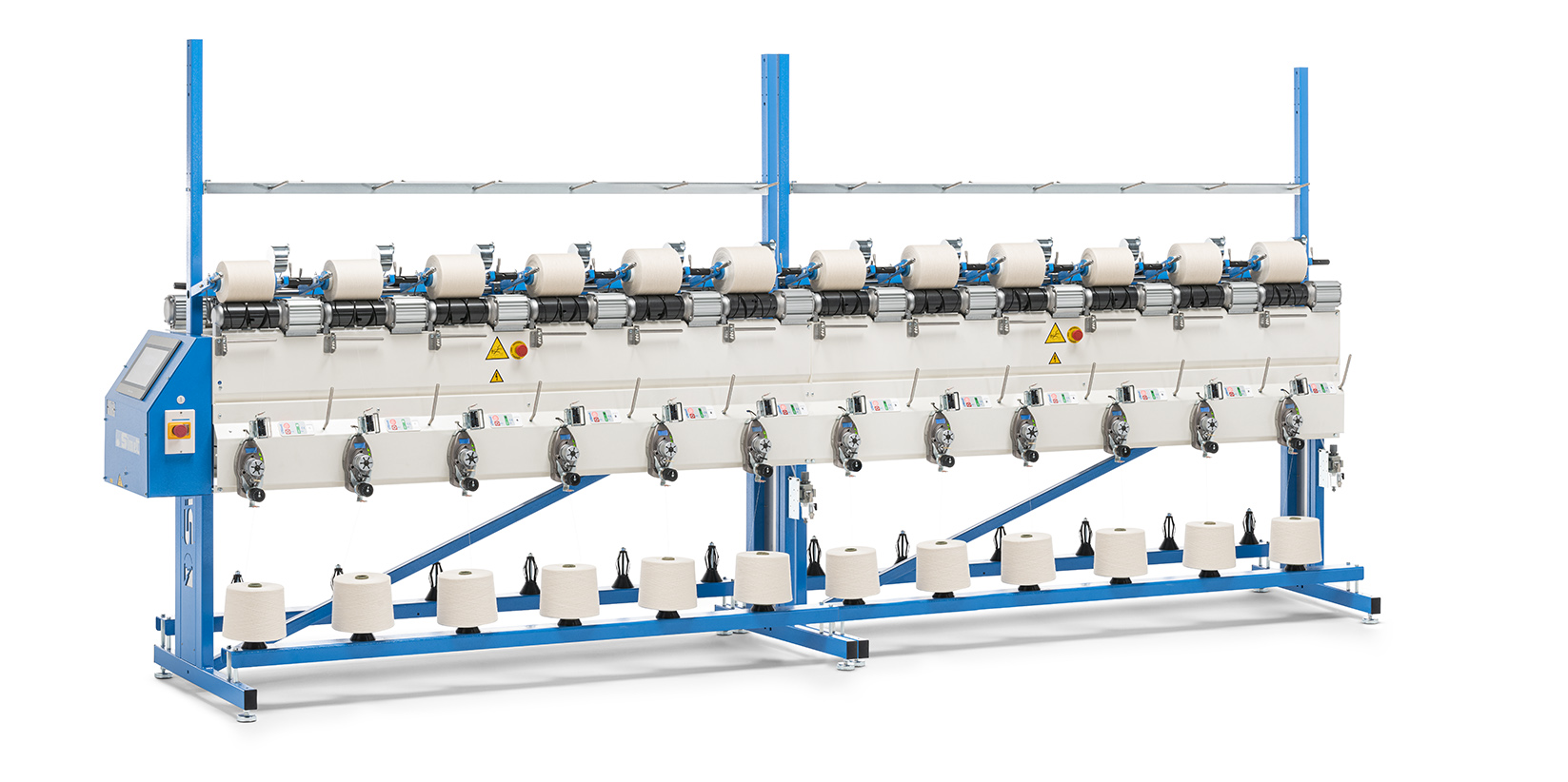 High density soft winder with electronic tensioner